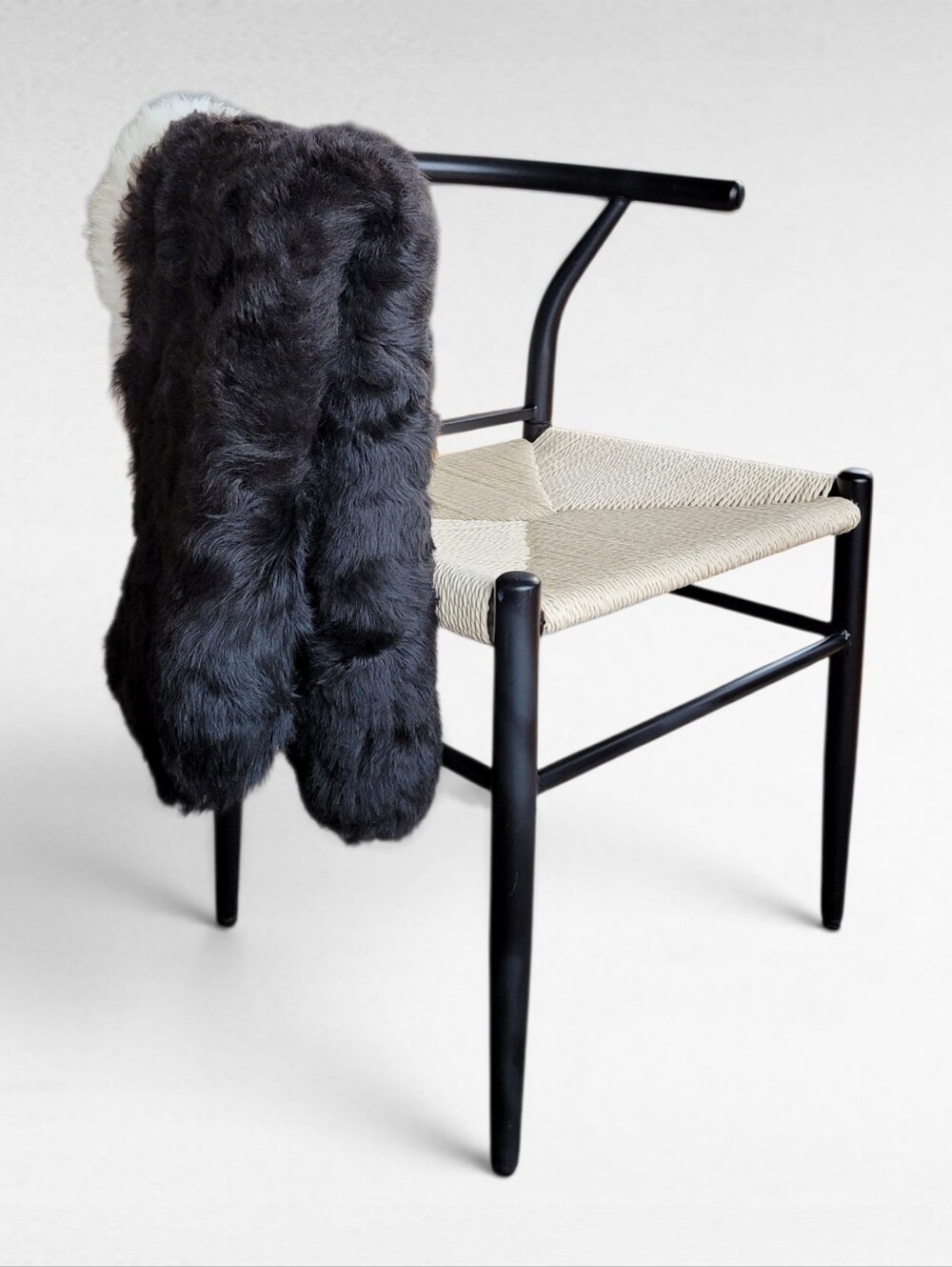Blacky Brown Icelandic Lambskin Rug Shorn Wool - Picture 3 of 8
